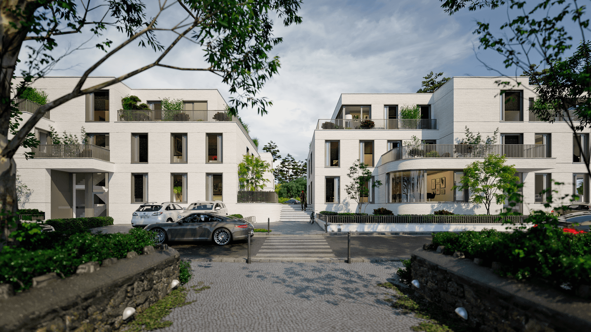 Quartier Hirtengarten Außenansicht Tag